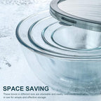 M MCIRCO Glass Mixing Bowls - Image 4