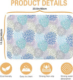 Kitchen Countertop Dish Drying Mat, Super Absorbent Coffee Bar Mat - Image 5