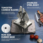 VN3 Professional Knife Sharpener | 3-Action Streamlined Sailboat Design - Image 6