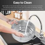 SUNHOUSE 5 Quart Stainless Steel Steamer Insert – Multi-Purpose Soup & Food - Image 7