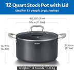 12 Quart Nonstick Stock Pot - Image 7
