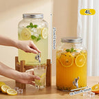 SiliFine 2 Pieces 1 Gallon Plastic Beverage Dispenser - Image 3