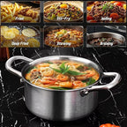 Toutrop Hybrid Nonstick 8-Quart Stockpot, Stainless Steel Stock Pot - Image 3