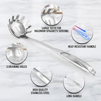 Zulay Kitchen Stainless Steel Spaghetti Spoon - Image 7