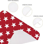 4th of July Dish Drying Mat 18 x 24 inch Independence Day Red Stars Decorative - Image 3