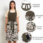 Cute Floral Aprons for Women - Image 2