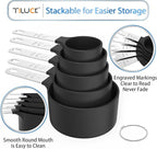 TILUCK Measuring Cups & Spoons Set, Stackable Cups and Spoons, Nesting Measure - Image 4