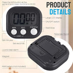 Leumoi 24 Pcs Digital Kitchen Timers Bulk Small Magnetic Timer On/Off Switch - Image 3