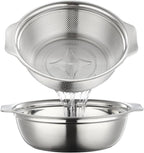 Stainless Steel Colander for Kitchen 2-Quart, Strainer Microporous by Unknown