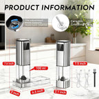 Upgraded Larger Capacity Electric Salt and Pepper Grinder Set Rechargeable - Image 6