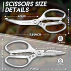 TIJERAS Kitchen Scissors Set Silver - Image 7