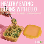 Ello Snap & Nest 10-Piece 4.5 Cup Plastic Meal Prep Set, Reusable Food - Image 4