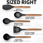 Zulay Kitchen Non-Stick Cooking Utensils Set - Image 8