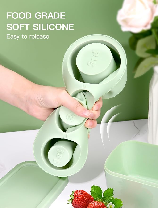 Ice Cube Tray for Tumbler Cup 30Oz-40Oz, Easy Fill and Release Ice Maker for - Image 5