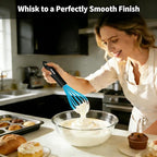 Anaeat Silicone Balloon Whisk, Milk and Egg Beater Blender, Heat Resistant - Image 2