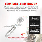 Chef Craft Select 3-in-1 Can Opener, 6 inches in length, Stainless Steel - Image 4