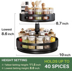 Lazy Susan Organizer Spice Rack - Image 4