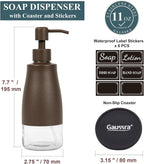 Gaussra Matte Brown Soap Dispenser - Image 3