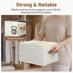 StorageWorks Closet Organizers and Storage Bins, Foldable Shelf Baskets - Image 5