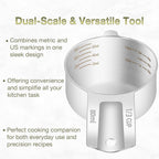 1PCS 1/3Cup Single Measuring Cup, Etched Inner Scale Stainless Steel Measure - Image 4
