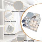Fordonral 16 Pack Drawer Organizer Clothes, Foldable Fabric Dresser Organizer - Image 4
