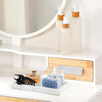 Clear Acrylic Qtip Holder With Lid Cotton Balls Swab Organizer, Square Q Tip - Image 9