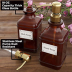 GLADPURE Soap Dispenser 2 Pack, Hand Soap Dispensers - Image 2