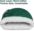 Short Oven Mitts, Heat Resistant 500°F, Silicone Grip Kitchen Gloves, Non-Slip - Image 4