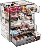 Sorbus Acrylic Makeup Organizer Set, 6-Drawer Vanity & Countertop Cosmetic - Image 9