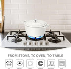 3 Qt Enameled Cast Iron Dutch Oven - Image 3
