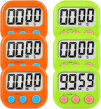 6 Pack Digital Kitchen Timer Small Classroom Timers by VOULOIR