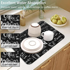 Dish Drying Mat for Kitchen Counter 2 Pack - Image 4