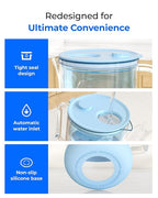 Waterdrop PT-09B-A 10-Cup Large Glass Alkaline Water Filter Pitcher, - Image 9