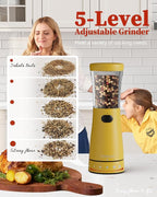 Electric Salt and Pepper Grinder Set - Image 2