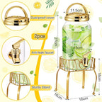 Tanlade 2 Pcs Plastic Drink Dispenser - Image 2