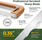 keechee Bread Pilot Adjustable Bread Knife – Upgraded Bread Slicer - Image 5