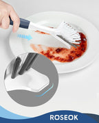 ROSEOK Dish Brush with Built-in Scraper, Kitchen Scrub Brush - Image 2