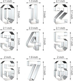 Number Cookie Cutter Set 3 Inch - Image 2