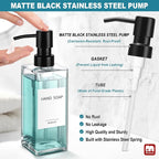 GMISUN Glass Soap Dispenser - Image 3
