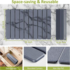 Large Stone Dish Drying Mat for Kitchen Counter, Collapsible Quick Dry Stone - Image 3