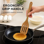9 Pack Best Wooden Spoons Non Toxic Cooking Utensil Set - Image 8