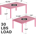 Simple Houseware Expandable Stackable Kitchen Counter Shelf Organizer, Metal Top - Image 3