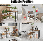 Countertop Organizer Organization 3 Tier Kitchen Corner Shelves Adjustable - Image 6