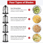 Stainless Steel Slicer Shredder Attachment - Image 2