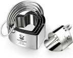 Heart Cookie Cutters, 5 Piece Biscuit Cutters by Unknown