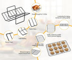 TeamFar Roasting Pan, 14” Nonstick Deep Lasagna Brownie Turkey Pan - Image 4