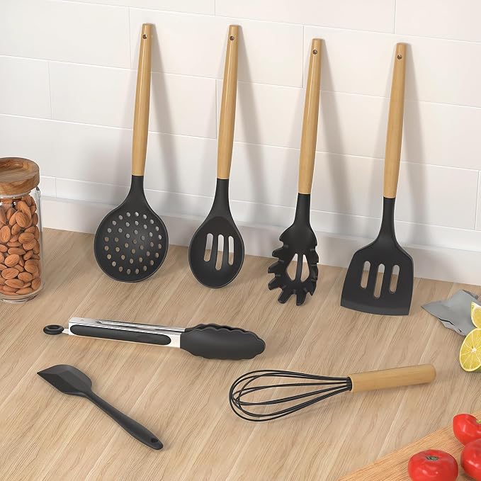 oannao Silicone Cooking Utensils Kitchen Utensil Set - Image 7