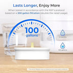 Waterdrop PT-72W Glass Water Filter Pitcher, Eco-Friendly, NSF/ANSI 53 - Image 4