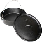 Lodge 6 Quart Pre-Seasoned Cast Iron Camp Dutch Oven - Image 3