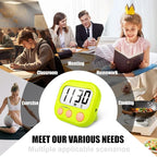 6 Pack Digital Kitchen Timers for Cooking Magnetic Timer for Cooking Loud Alarm - Image 5